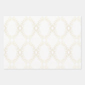 Elegantes Designmuster Geschenkpapier Set (Vorderseite)