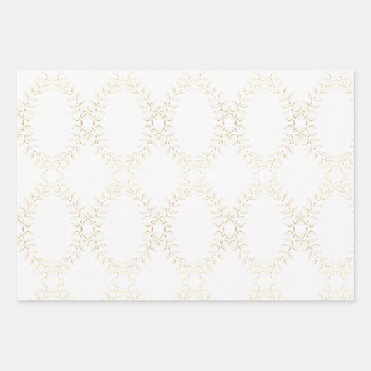 Elegantes Designmuster Geschenkpapier Set (Vorderseite)