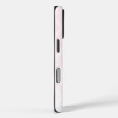 Elegantes Diamantmuster in Pastellrosa Ombre Case-Mate iPhone Hülle (Rückseite / Rechts)