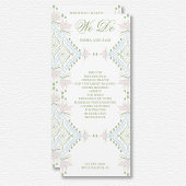 Elegantes Diamond-Hochzeitsprogramm