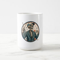 Elegantes Dirigenten-Skelett-Shirt