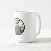 Elegantes Dirigenten-Skelett-Shirt Kaffeetasse (VorderseiteRechts)