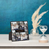 Elegantes DIY 6 Image Plaque Black Rose Gold Fotoplatte (InSitu)