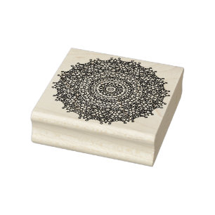 Elegantes DIY-Schreibjournaling-Mandala-Yoga Gummistempel