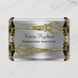 Elegantes Doppeltes Scissors französischen Visitenkarte