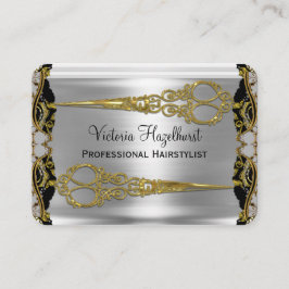 Elegantes Doppeltes Scissors französischen Visitenkarte