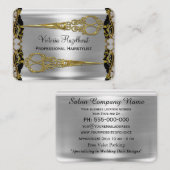 Elegantes Doppeltes Scissors französischen Visitenkarte (Vorne/Hinten)