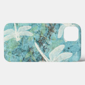 Elegantes Dragonflies-Muster Case-Mate iPhone Hülle (Rückseite (Horizontal))
