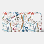 Elegantes Dragonfly-Muster Art Case-Mate iPhone Hülle (Rückseite (Horizontal))