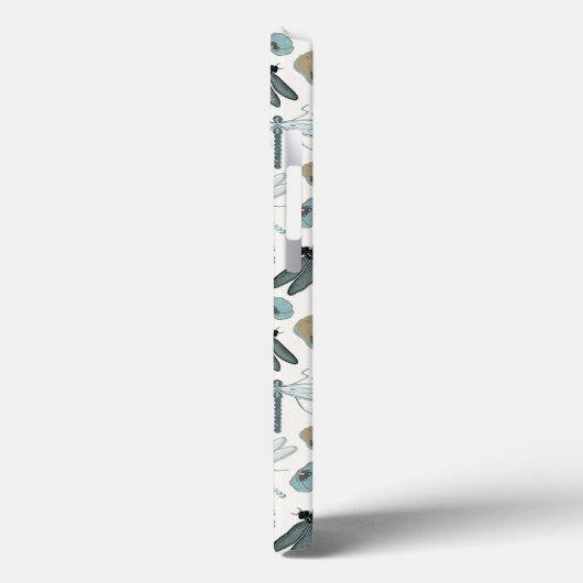 Elegantes Dragonfly-Muster Case-Mate iPhone Hülle (Rückseite / Links)