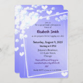 Elegantes Dreamy Brautparty Einladung (Vorne/Hinten)