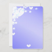 Elegantes Dreamy Brautparty Einladung (Rückseite)