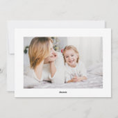 Elegantes Drehbuch Rot & Weiß JOY Weihnachten 3 Fo (Rückseite)