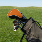 Elegantes Drehbuch - verbrannte Orange - Abdeckung Golf Headcover (In SItu)