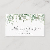 elegantes Drehbuchlandschaftsgeschäft Visitenkarte (Vorderseite)