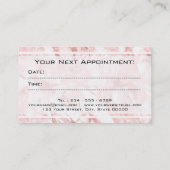 elegantes Drehhaar Terminkarte (Rückseite)