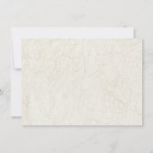 Elegantes Drei-Foto-Hochzeit speichern Sie das Dat Save The Date (Rückseite)