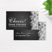 Elegantes Drink Voucher Party Sparkle (Schreibtisch)