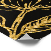 Elegantes Dual Birthday Soiree Poster (Ecke)