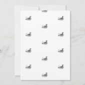 Elegantes Duck Baby Shower Bundle Einladung (Rückseite)