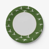 Elegantes Duck Baby Shower Bundle Pappteller (Vorderseite)