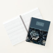 Elegantes dunkelgotisches Muster Notizblock (Innenseite)