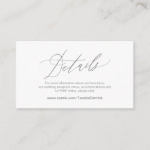 Elegantes Dunkelgrau, Hochzeitdetails, Online-UAWG
