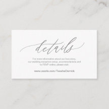 Elegantes Dunkelgrau, Hochzeitdetails, Online-UAWG