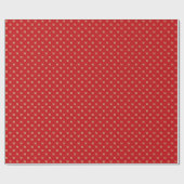 Elegantes dunkelrotes Gold, kundenspezifische Mono Geschenkpapier (Flach)