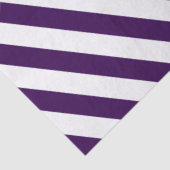 Elegantes dunkelviolettes und weißes Streifenmuste Seidenpapier (Ausschnitt)