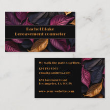 elegantes dunkles Blätter-Design