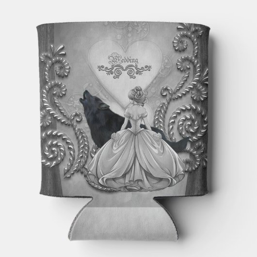 Elegantes dunkles Design Dosenkühler (Rückseite)