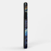 Elegantes dunkles Labradorit Monogramm Case-Mate iPhone Hülle (Hinten/Rechts)