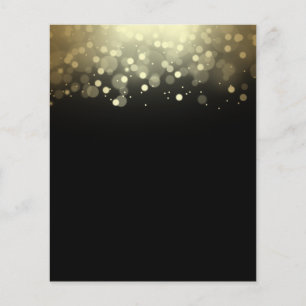 Elegantes dunkles leeres Faltblatt Flyer