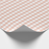 Elegantes dunkles Rastermuster Geschenkpapier (Ecke)
