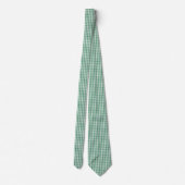 Elegantes dunkles Rastermuster Krawatte (Rückseite)