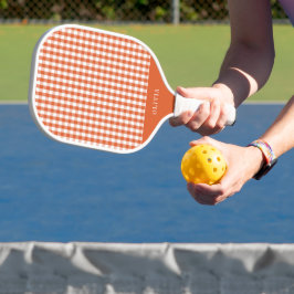 Elegantes dunkles Rastermuster Pickleball Schläger