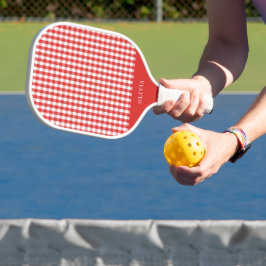 Elegantes dunkles Rastermuster Pickleball Schläger