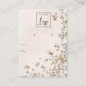 Elegantes dusky-Vine-Logo Visitenkarte (Vorderseite)