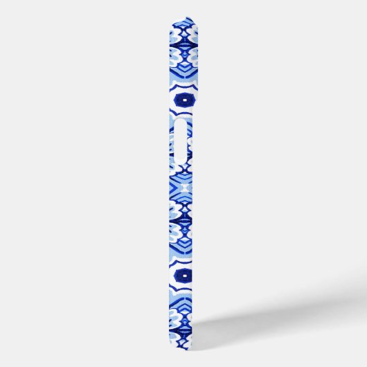 Elegantes Dutch Delft Blumenmuster Case-Mate iPhone Hülle (Rückseite / Rechts)