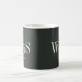Elegantes ebony Ersteheliche Paare Kaffeetasse (Mittel)