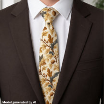 Elegantes Eichenblatt- und Kiefernzapfen-Herbstmus