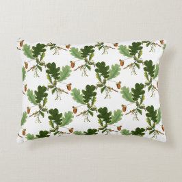 Elegantes Eichenholz Dekokissen