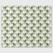 Elegantes Eichenholz Geschenkpapier (Flach)