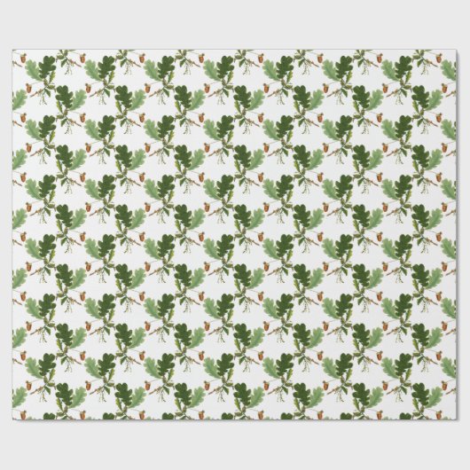 Elegantes Eichenholz Geschenkpapier (Flach)