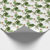 Elegantes Eichenholz Geschenkpapier (Ecke)