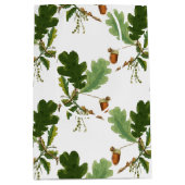 Elegantes Eichenholz Mittlere Geschenktüte (Vorderseite)