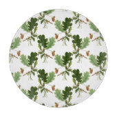 Elegantes Eichenholz Schneidebrett (Vorderseite)