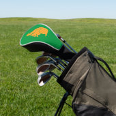Elegantes Eichhörnchen-Monogramm Personalisiert Golf Headcover (In SItu)