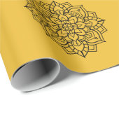 Elegantes Eid Wrapping Paper_Mandala- 1,50 m Roll Geschenkpapier (Rolleneckpunkt)